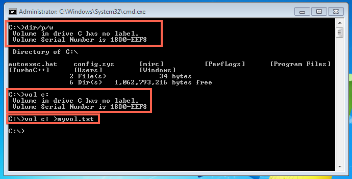 Command To Get Disk Serial Number